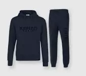 ensemble chandal kenzo 2020 velours de coton blue noir